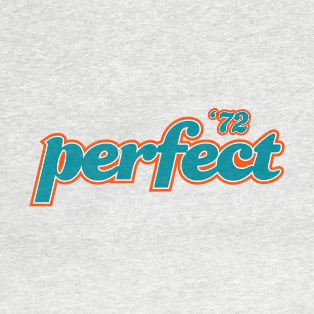 Miami Dolphins Perfect Season by Merlino Creative